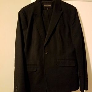 Banana republic suit black, heavy material